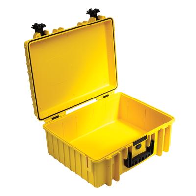 OUTDOOR kuffert i gul med polstret skillevæg 475x350x200 mm Volume: 32,6 L Model: 6000/Y/RPD